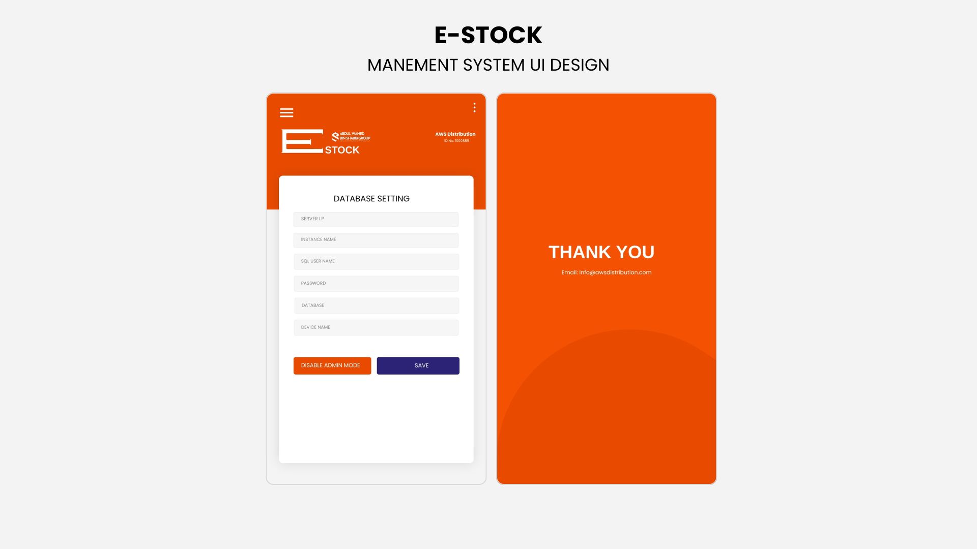 E-stock App