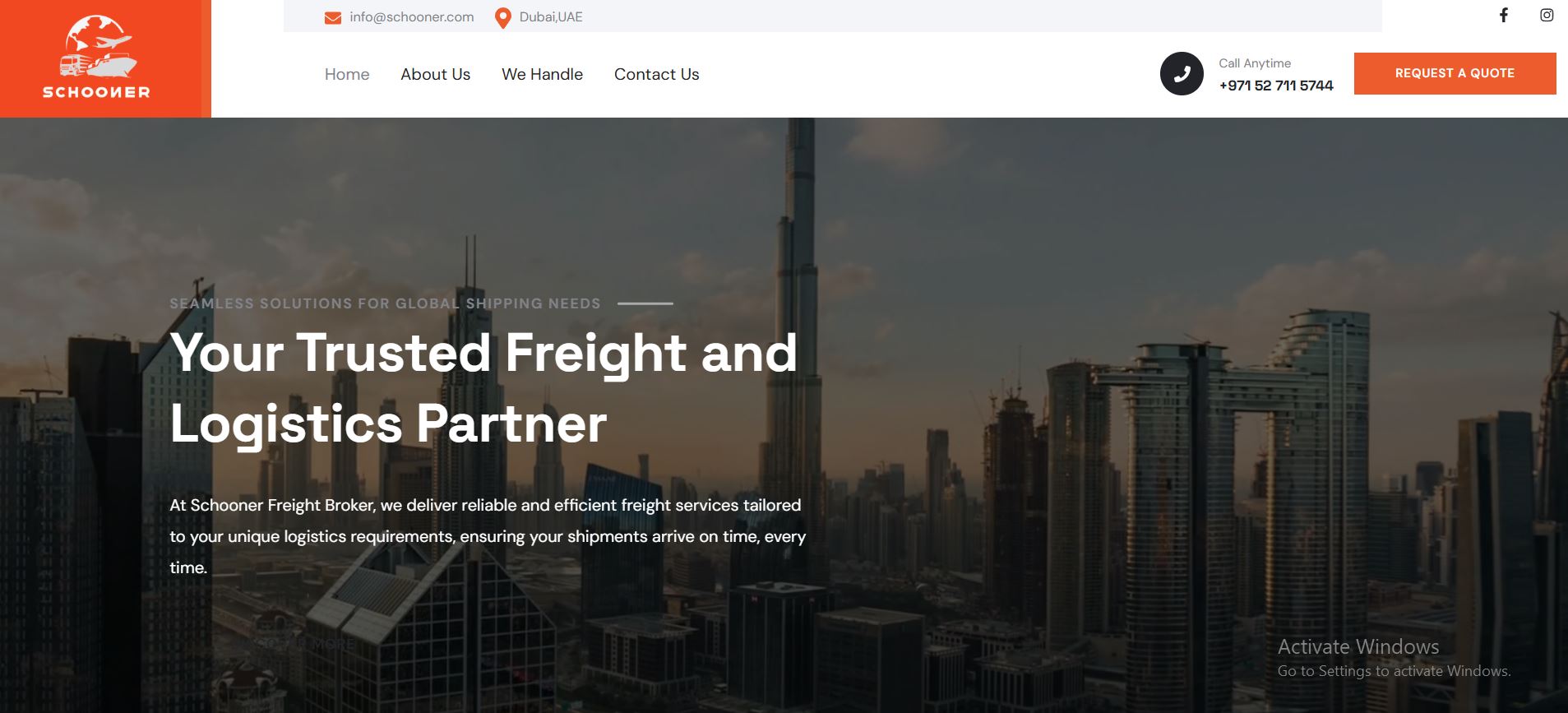 Schooner Freight Broker